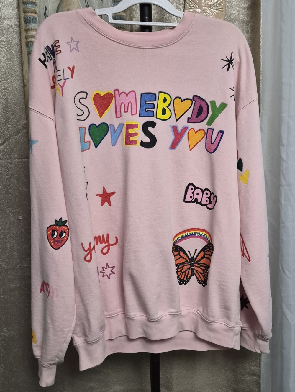 Mayfair x @iscreamcolour "Somebody Loves You" Crewneck Sweatshirt